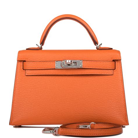 mini kelly hermes orange|Hermes mini kelly retail price.